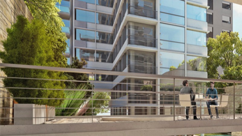 El oasis urbano de dos torres que ya es una realidad